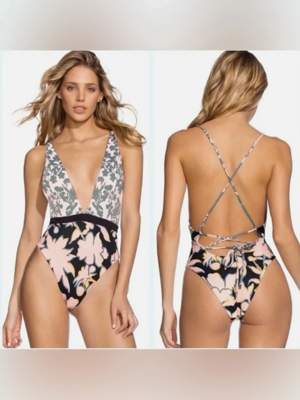 MAAJI Plunge Reversible Swimsuit
Nightfall Parade/Maajical Surprise
Large 155 - Picture 11 of 16